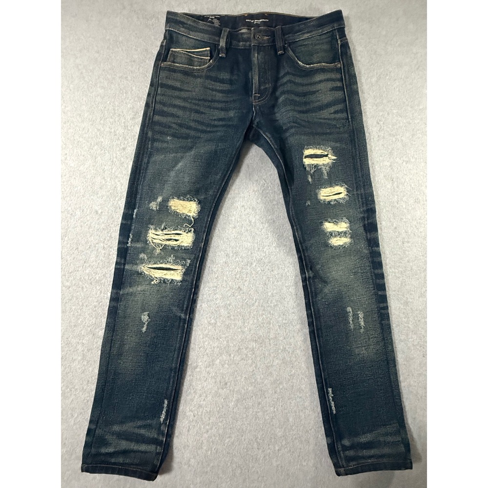 Cult of Individuality Greaser Straight Japanese Selvedge Denim Jeans 30x34